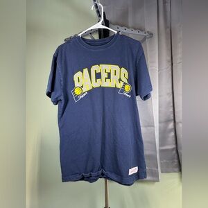 Mitchell & Ness Navy Blue Pacers Tee